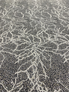 Hạt lưới ngẫu nhiên + thêu sequin cao cấp tùy chỉnh váy cưới hạt thêu vải ren - Product Image 2