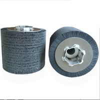 Brosse abrasive de passivation des bords d'outils 300 mm, rouleau de fil abrasif pour le nettoyage des machines de passivation d'outils en carbure CBN