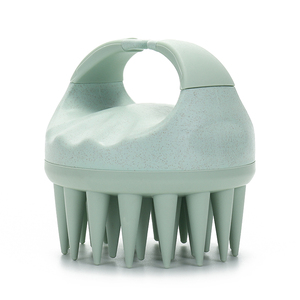 Beauty Product Shampoo <b>Brush</b> Hair Massage <b>Brush</b> Hair Treatment Silicone Hair <b>Scalp</b> Massager - Product Image 2