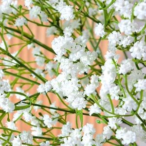 <span class=keywords><strong>Gypsophile</strong></span> artificielle blanche 52cm de long 90 têtes de fleurs adaptées aux bouquets de <span class=keywords><strong>mariage</strong></span> à la maison Arrangement de fleurs déco fausses fleurs - Product Image 4