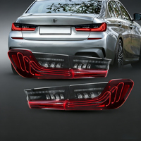Feux arrière à LED pour BMW Série 3 G20 G80 M3 2019-2024, style CSL, avec clignotants séquentiels à effet laser, Plug and Play
