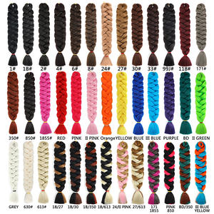 Mèches <span class=keywords><strong>de</strong></span> tresses africaines en gros, tresses en gros, 82 pouces, cheveux <span class=keywords><strong>de</strong></span> tressage ghanéens pré-étirés, afro yaki, 165g, extensions <span class=keywords><strong>de</strong></span> tresses jumbo - Product Image 6