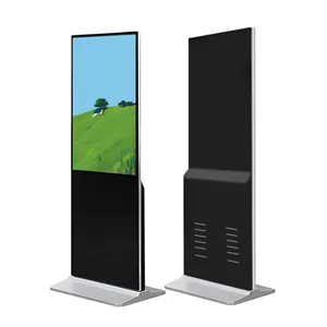 Monitor de señalización digital con soporte de pantalla de publicidad LCD con póster a todo color para interiores