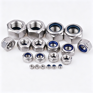 Tuercas de Seguridad Hexagonales de Acero Inoxidable 304 DIN985-87 de Alta Calidad con Inserto de Nylon, Antiaflojamiento, Autoblocantes, M3-M22 - Product Image 5
