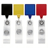Prix d'usine, faible MOQ, porte-badge rétractable étanche, porte-badge d'identification écologique, cordon tour de cou pour carte-clé