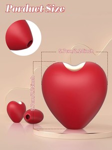 Juguetes Sexuales para Mujeres, <span class=keywords><strong>Serie</strong></span> de Succión con Forma de Corazón, Aparato de Masturbación para Orgasmos Rápidos, Vibrador - Product Image 5