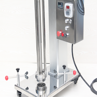 Machine d'émulsification à commande numérique, système de mélange haute efficacité, mélangeur à cisaillement élevé à levage électrique pour laboratoire