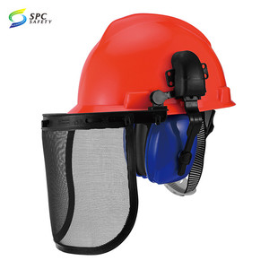 Equipo <span class=keywords><strong>de</strong></span> Protección para la Cabeza, Protector Facial <span class=keywords><strong>de</strong></span> Malla, Orejeras, <span class=keywords><strong>Casco</strong></span> <span class=keywords><strong>de</strong></span> Seguridad para Motosierra y Desbrozadora, Venta Caliente - Product Image 5