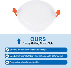 แผงไฟ LED แบบกลมติดเพดานแบบเรียบง่ายอายุการใช้งานสูง - Product Image 4