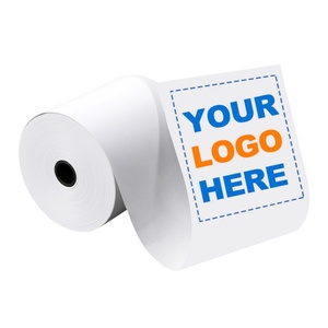 Rollos de Papel Térmico con Logotipo Personalizado al por Mayor OEM, 80x80mm, 80x70mm, 57x40mm, Rollo de Papel para Cajeros Automáticos - Product Image 2