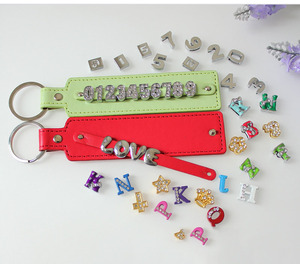 <span class=keywords><strong>Porte</strong></span>-clés <span class=keywords><strong>DIY</strong></span> 8 mm pour breloques à lettres coulissantes 8 mm, <span class=keywords><strong>porte</strong></span>-clés en <span class=keywords><strong>cuir</strong></span> PU, cadeau pour femmes, hommes, enfants, accessoires de fabrication de bijoux - Product Image 5
