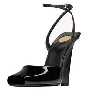 Nuevo Estilo de Sandalias de Tacón Abierto con Plataforma y Correa en el Tobillo para Damas - Product Image 4