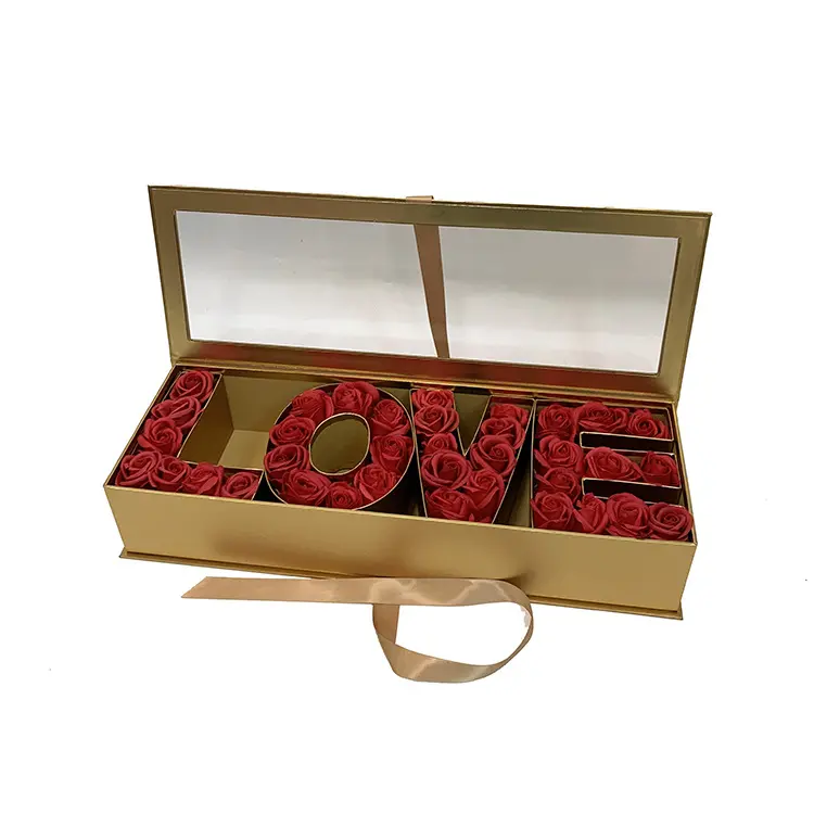 Mở Cửa Sổ Tình Yêu Tình yêu Monogram hoa hộp quà tặng hoa hộp hoa trái cây hộp quà tặng sinh nhật