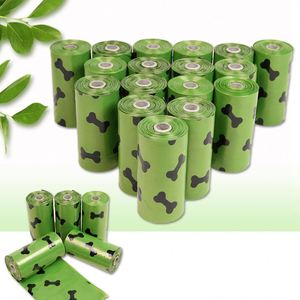 ถุงเก็บอุจจาระสุนัขแบบย่อยสลายได้เป็นมิตรกับสิ่งแวดล้อม ถุงขยะสัตว์เลี้ยงแบบใช้แล้วทิ้ง ถุงพลาสติกแบบกำหนดเองพร้อมโลโก้ ถุงพลาสติกแบบหนาพิเศษ - Product Image 1