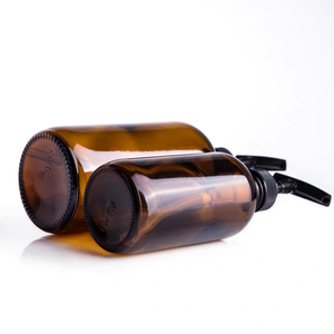 <span class=keywords><strong>Bouteille</strong></span> Distributrice de Mousse en Verre Ambré 16oz pour Cosmétiques et <span class=keywords><strong>Savon</strong></span>, avec Pompe Dorée et Brosse pour Nettoyage des Mains - Vente Flash - Product Image 6