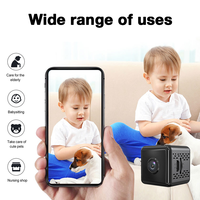 Yüksek Kalite Düşük Fiyat Gece Görüşlü 1080P HD CMOS Hafıza Kartlı Kablosuz Web Kamerası Wifi CCTV Kamera -X6