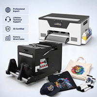 Printer DTF A3 Otomatis Penuh SCX Baru 13 inci Kompatibel dengan Tinta Pigmen YMCKW untuk Jeans, Coasters, Kaos Kaki, Handuk, Topi, Tas Kanvas
