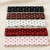 Nouveaux Bandeaux Élastiques Confortables en Tissu à Pois Colorés pour Femmes, Idéaux pour le Yoga, le Sport, le Maquillage, le Quotidien, la Course et le SPA