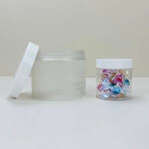 <b>Plastic</b> <b>Jar</b> 50ml 100ml 120ml 150ml 200ml 4oz Cosmetic <b>Jar</b> clear Pet <b>Plastic</b> Cream <b>Jar</b> with <b>Plastic</b> Lid - Product Image 2