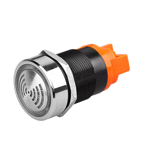 QDN22FM-QR Anzeige lampe Flash Acousto Optic Metal Buzzer DC5V DC12V DC24V AC220V 22mm Inter mit tieren der Sound Acousto optischer Summer - Product Image 1