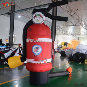 EyeCatching 20ft modèle d'<span class=keywords><strong>extincteur</strong></span> <span class=keywords><strong>gonflable</strong></span> géant avec livraison aérienne gratuite accessoire de publicité de haute qualité pour les événements - Product Image 2