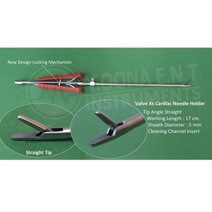 Portaagujas de Acero Inoxidable para Cirugía Cardíaca Mínimamente Invasiva, Instrumento Quirúrgico con Mango Ergonómico y Diseño Reutilizable - Product Image 5