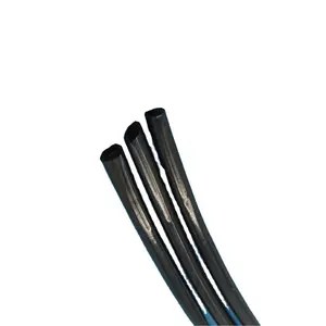 Polyvinylidene Fluoride PVDF Clear Black 175 C Thin Wall Heat Shrinkable Sleeve 3.2MM 4.8MM 7.9MM