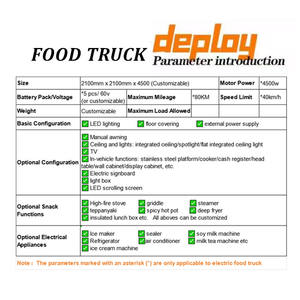 Petit bus électrique à deux étages camion de nourriture kiosque à café camion de nourriture pour hot-dogs à crème glacée bar à bière mobile à vendre - Product Image 4
