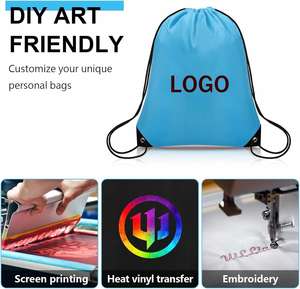 Cheap Custom Drawstring Backpacks Wholesale Multi-Color Gym Sacks for Giveaways Events - Product Image 5