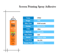 Colle adhésive en spray pour tissu, papier, carton, acétate, feuille métallique, film plastique