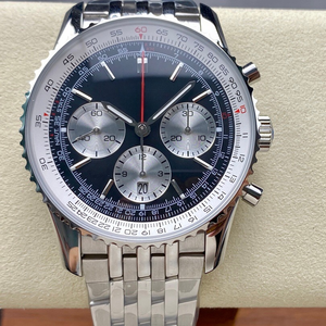 Montre chronographe d'aviation pour homme de luxe et de haute qualité avec mouvement mécanique multicolore et multifonctionnel - Product Image 2