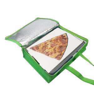 Sac isotherme plat en non-tissé souple, réutilisable, pour la restauration à emporter, avec logo - Product Image 5