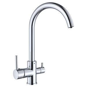 <span class=keywords><strong>Grifo</strong></span> de Cocina Contemporáneo de Cobre Más Vendido, Mezclador de <span class=keywords><strong>3</strong></span> <span class=keywords><strong>Vías</strong></span> con Acabado Cepillado, Núcleo de Válvula de Cerámica, <span class=keywords><strong>Grifo</strong></span> de Cocina con Filtro - Product Image 6