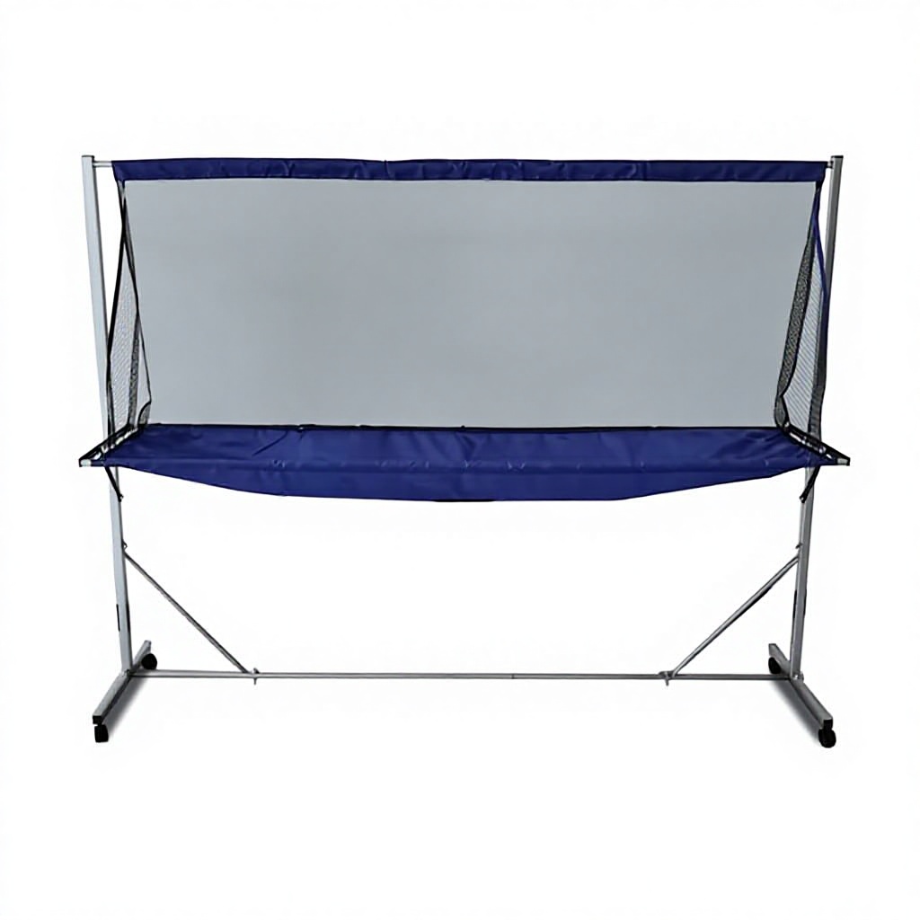 Enhanced Galvanized Steel Pipe Table Tennis Ball Collecting Net Movable Floor-Standing for Tennis Court and Serving Machines