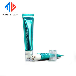 MEIZIDA Tubetto in PE da 10ml 15ml con Tappo a Vite, Applicatore per Massaggio Lenitivo a 3 Sfere, Diametro 19MM per Viso/Occhi, Stampa Offset - Product Image 1