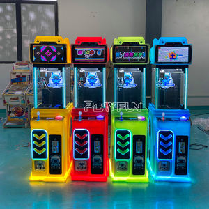 آلة لعبة سوبر أرنب ملونة تعمل بقطع النقود المعدنية لعبة لاعب واحد آلة مخلب صغيرة آلة الماسك دمية لمركز التسوق - Product Image 3