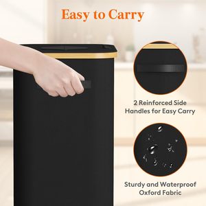 Contenedor de Recolección de Botellas de Gran Capacidad de 100L con Orificio, Bolsa para Botellas para Cocina o Almacén - Product Image 3
