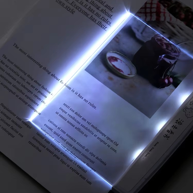 Portable Led Usb Rechargeable Folding Mini Book Reading Light Adjustable Clip on Book Light Portable Bookmark Light