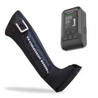 Botte de massage et de récupération pour athlètes, entièrement enveloppante, chauffante, pour drainage lymphatique, avec compression d'air et 360 airbags respirants
