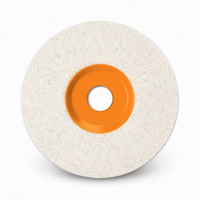 Roue en laine Tuoyue de 3 pouces (75 mm) pour meuleuse d'angle, applications carrelage, bois, métal, trou intérieur de 10 mm