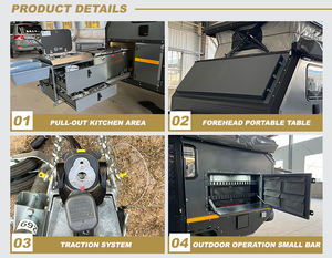 <span class=keywords><strong>Caravane</strong></span> statique Rv Camper air Conditionerr Remorques résidentielles Campeurs de Chine - Product Image 3