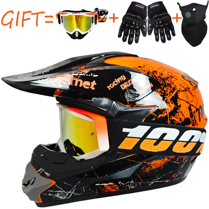 Orange Floral Pattern comes with100 orange   face mask