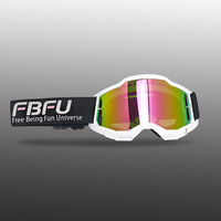 FBFU Pro Serisi Açık Hava Arazi Gözlükleri |   Buğu Önleyici Darbeye Dayanıklı UV Engelleyici Değiştirilebilir Lensler Hafif PC Çerçeve