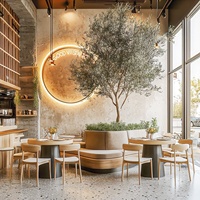 Aménagement intérieur de café, comptoirs de bar à café, vitrines pour salon de thé, présentoirs en verre, personnalisation complète de la pièce, décoration de magasin