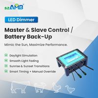 Controlador LED con Programación de Operación, Atenuación sin Parpadeo 0-10V/Triac, Configuración de Horario, Garantía de 3 Años