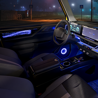 Nouveau pour Vinfast Vf3 : éclairage d'ambiance intelligent spécifique, éclairage néon, symphonie de lumières LED, accessoires d'éclairage automobile, néon fluide