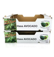 Fabriek Op Maat Bedrukt Logo Vers Fruit Verpakking Milieuvriendelijke Kersen Verpakking Golfkartonnen Dozen Voor Het Verpakken Van Fruit