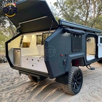 Fabriqué en usine Eco Floating Camper Window RV Mini Remorque de voyage en plein air pour le camping Port de Pyeongtaek