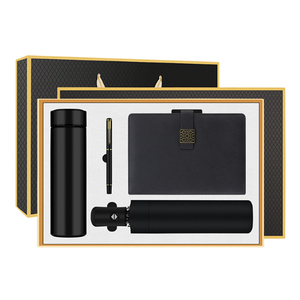 Ensemble cadeau d'entreprise promotionnel : carnet, stylo, bouteille d'eau, tasse isotherme, logo OEM personnalisé, événement d'entreprise, clé USB promotionnelle - Product Image 2