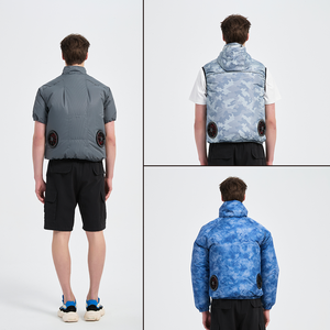 <span class=keywords><strong>Chaleco</strong></span> con Ventilador de Refrigeración para Exteriores, 5V, Protección UV, <span class=keywords><strong>Chaleco</strong></span> con Aire Acondicionado, <span class=keywords><strong>Chaleco</strong></span> con Ventilador - Product Image 4